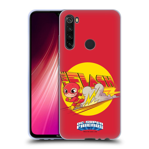 Super Friends DC Comics Toddlers Composed Art The Flash Soft Gel Case for Xiaomi Redmi Note 8T