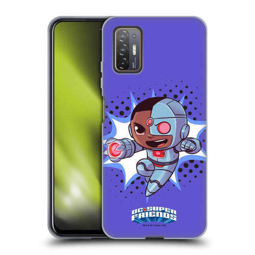 Super Friends DC Comics Toddlers 1 Cyborg Soft Gel Case for HTC Desire 21 Pro 5G