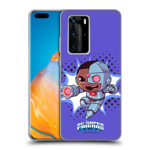 Super Friends DC Comics Toddlers 1 Cyborg Soft Gel Case for Huawei P40 Pro / P40 Pro Plus 5G