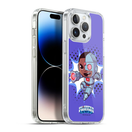 Super Friends DC Comics Toddlers 1 Cyborg Soft Gel Case for Apple iPhone 13 Pro Max & MagSafe