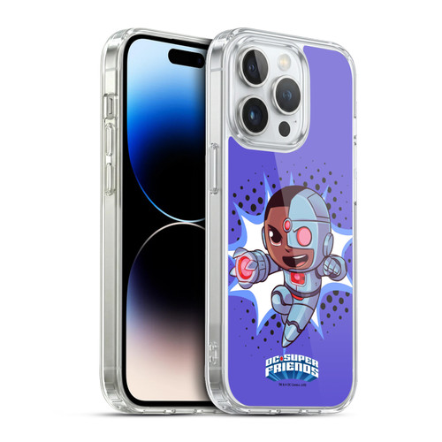 Super Friends DC Comics Toddlers 1 Cyborg Soft Gel Case for Apple iPhone 13 Pro & MagSafe
