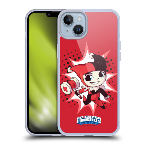 Super Friends DC Comics Toddlers 1 Harley Quinn Soft Gel Case for Apple iPhone 14 Plus
