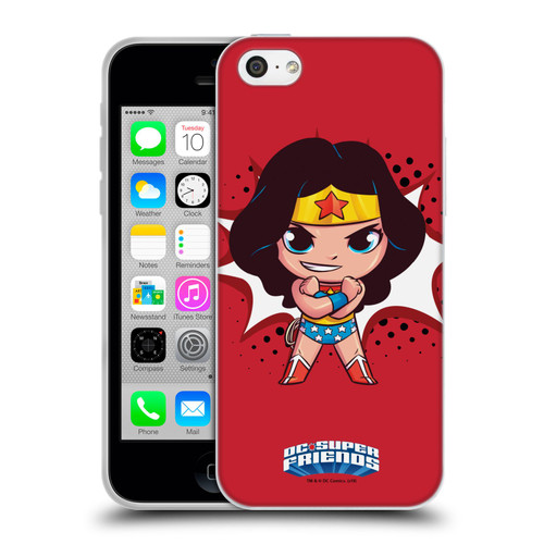 Super Friends DC Comics Toddlers 1 Wonder Woman Soft Gel Case for Apple iPhone 5c