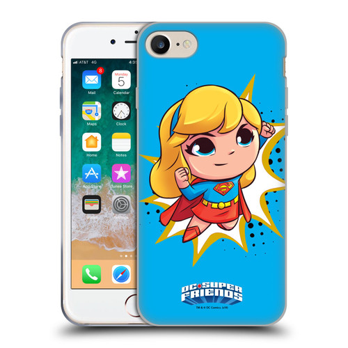 Super Friends DC Comics Toddlers 1 Supergirl Soft Gel Case for Apple iPhone 7 / 8 / SE 2020 & 2022