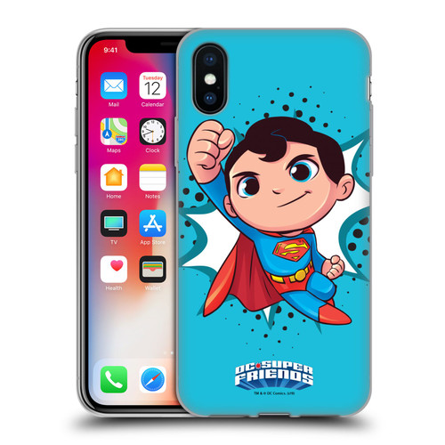 Super Friends DC Comics Toddlers 1 Superman Soft Gel Case for Apple iPhone X / iPhone XS