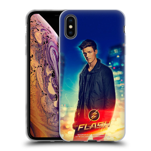 The Flash TV Series Character Art Barry Allen Soft Gel Case for Apple iPhone XS Max