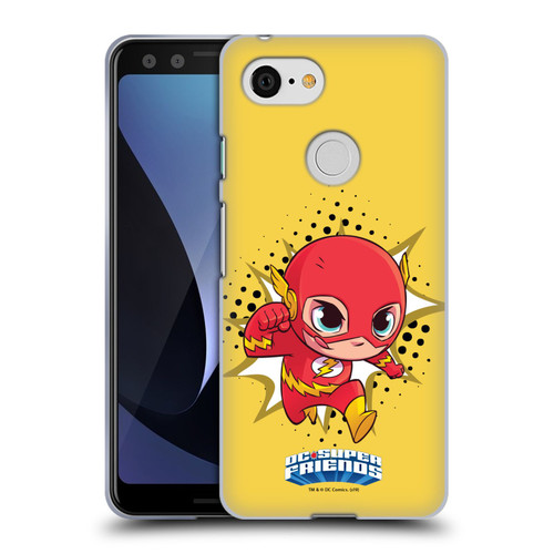 Super Friends DC Comics Toddlers 1 The Flash Soft Gel Case for Google Pixel 3