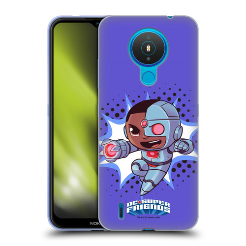 Super Friends DC Comics Toddlers 1 Cyborg Soft Gel Case for Nokia 1.4