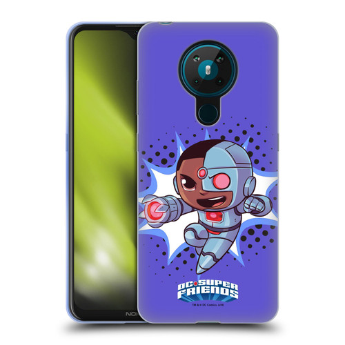 Super Friends DC Comics Toddlers 1 Cyborg Soft Gel Case for Nokia 5.3