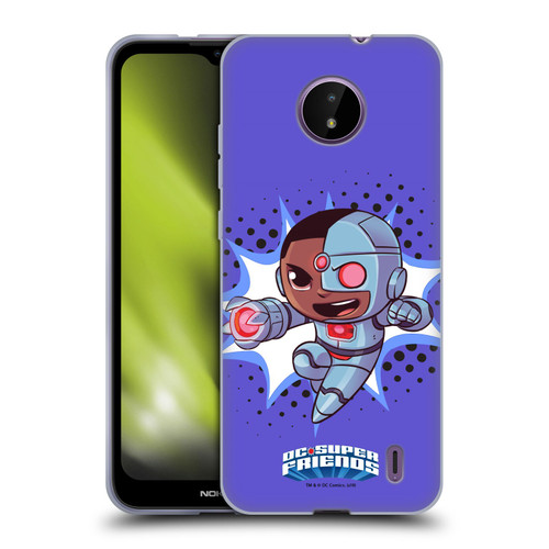 Super Friends DC Comics Toddlers 1 Cyborg Soft Gel Case for Nokia C10 / C20