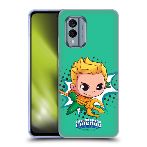 Super Friends DC Comics Toddlers 1 Aquaman Soft Gel Case for Nokia X30