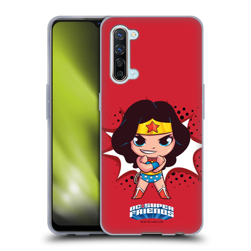 Super Friends DC Comics Toddlers 1 Wonder Woman Soft Gel Case for OPPO Find X2 Lite 5G