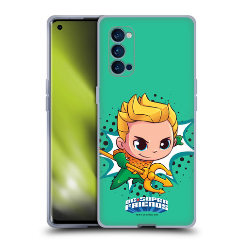 Super Friends DC Comics Toddlers 1 Aquaman Soft Gel Case for OPPO Reno 4 Pro 5G