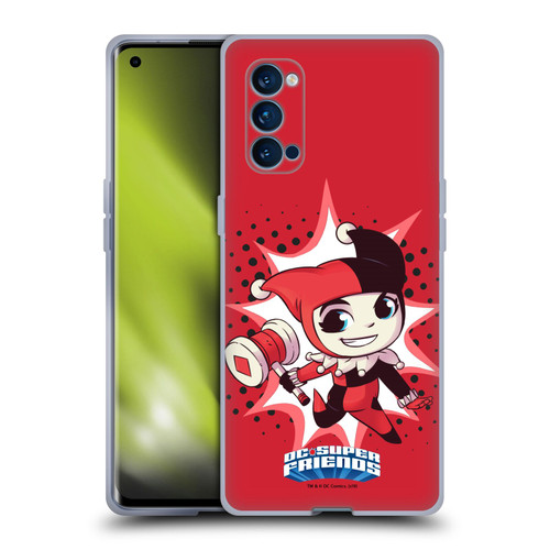 Super Friends DC Comics Toddlers 1 Harley Quinn Soft Gel Case for OPPO Reno 4 Pro 5G
