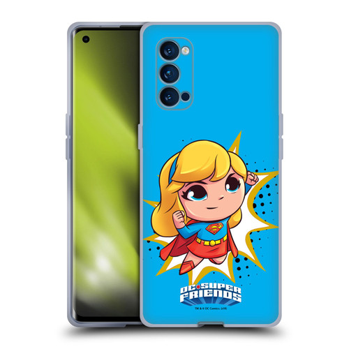 Super Friends DC Comics Toddlers 1 Supergirl Soft Gel Case for OPPO Reno 4 Pro 5G