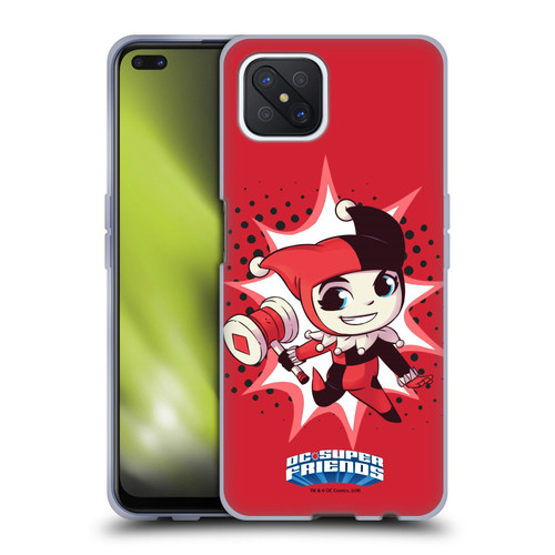 Super Friends DC Comics Toddlers 1 Harley Quinn Soft Gel Case for OPPO Reno4 Z 5G
