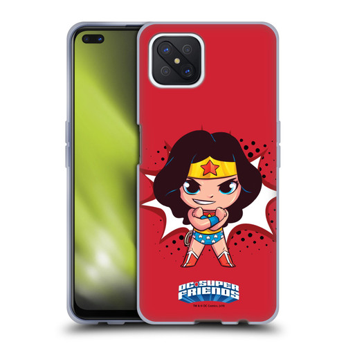 Super Friends DC Comics Toddlers 1 Wonder Woman Soft Gel Case for OPPO Reno4 Z 5G