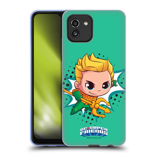 Super Friends DC Comics Toddlers 1 Aquaman Soft Gel Case for Samsung Galaxy A03 (2021)