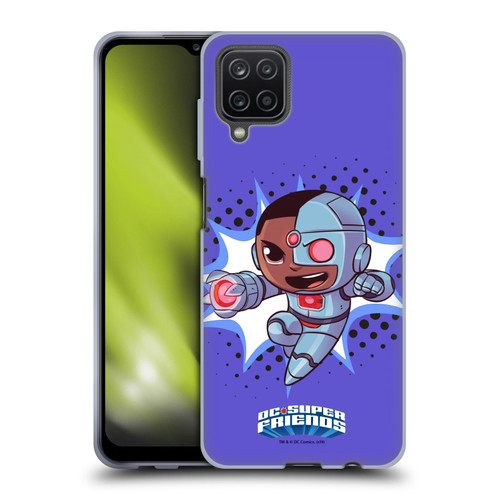 Super Friends DC Comics Toddlers 1 Cyborg Soft Gel Case for Samsung Galaxy A12 (2020)