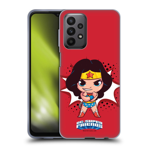 Super Friends DC Comics Toddlers 1 Wonder Woman Soft Gel Case for Samsung Galaxy A23 / 5G (2022)