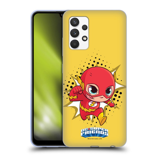 Super Friends DC Comics Toddlers 1 The Flash Soft Gel Case for Samsung Galaxy A32 (2021)