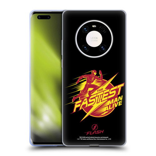 The Flash TV Series Graphics Barry Fastest Man Alive Soft Gel Case for Huawei Mate 40 Pro 5G