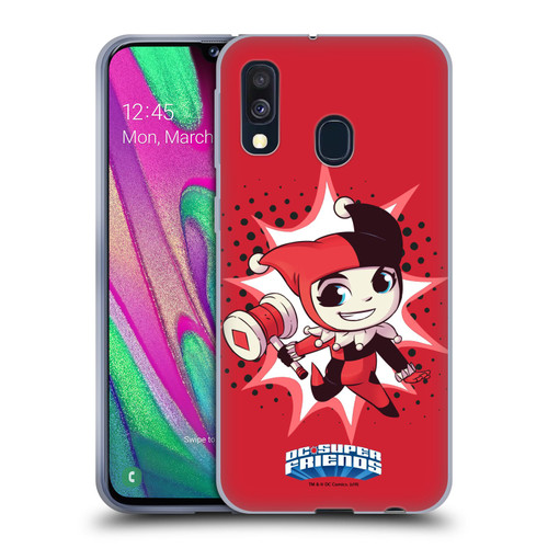 Super Friends DC Comics Toddlers 1 Harley Quinn Soft Gel Case for Samsung Galaxy A40 (2019)