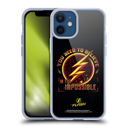 The Flash TV Series Graphics Believe Soft Gel Case for Apple iPhone 12 Mini