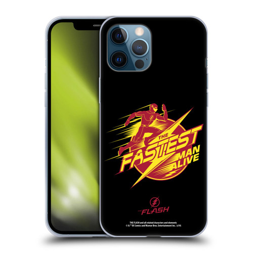 The Flash TV Series Graphics Barry Fastest Man Alive Soft Gel Case for Apple iPhone 12 Pro Max