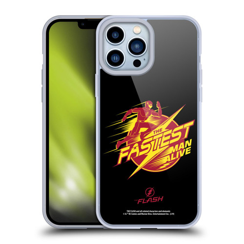 The Flash TV Series Graphics Barry Fastest Man Alive Soft Gel Case for Apple iPhone 13 Pro Max & MagSafe