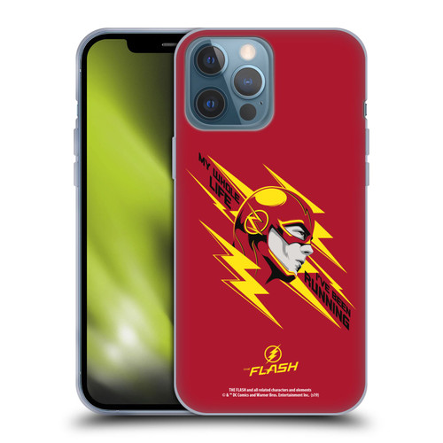 The Flash TV Series Graphics Barry Head Soft Gel Case for Apple iPhone 13 Pro Max