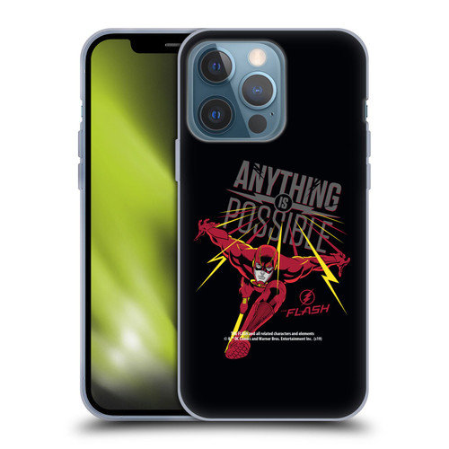 The Flash TV Series Graphics Barry Anything Is Possible Soft Gel Case for Apple iPhone 13 Pro