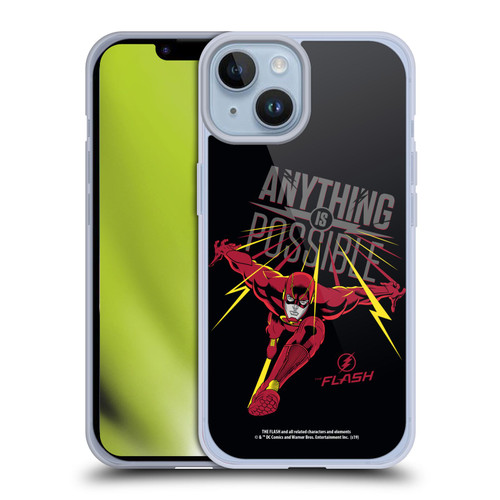 The Flash TV Series Graphics Barry Anything Is Possible Soft Gel Case for Apple iPhone 14