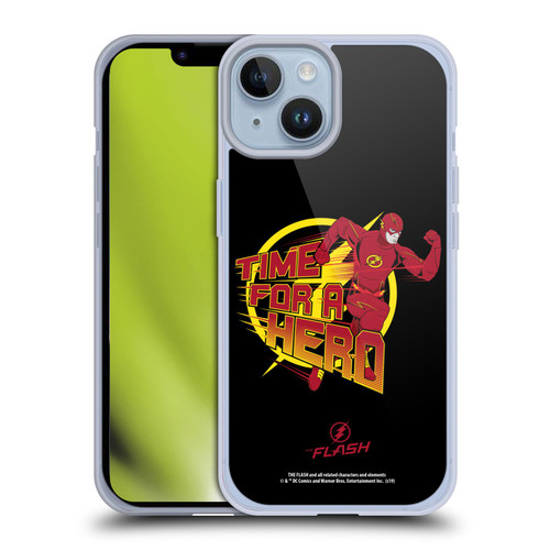 The Flash TV Series Graphics Barry Hero Soft Gel Case for Apple iPhone 14