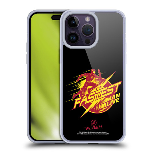 The Flash TV Series Graphics Barry Fastest Man Alive Soft Gel Case for Apple iPhone 14 Pro Max