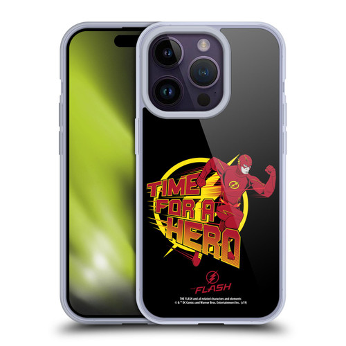 The Flash TV Series Graphics Barry Hero Soft Gel Case for Apple iPhone 14 Pro & MagSafe