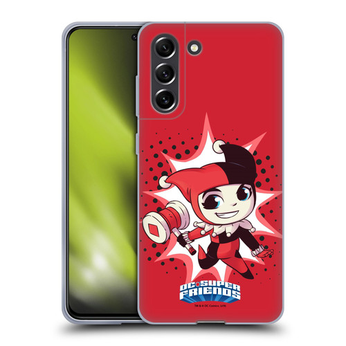 Super Friends DC Comics Toddlers 1 Harley Quinn Soft Gel Case for Samsung Galaxy S21 FE 5G