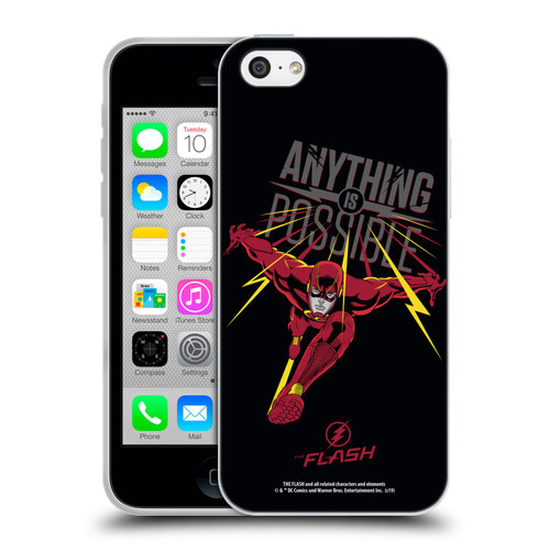 The Flash TV Series Graphics Barry Anything Is Possible Soft Gel Case for Apple iPhone 5c