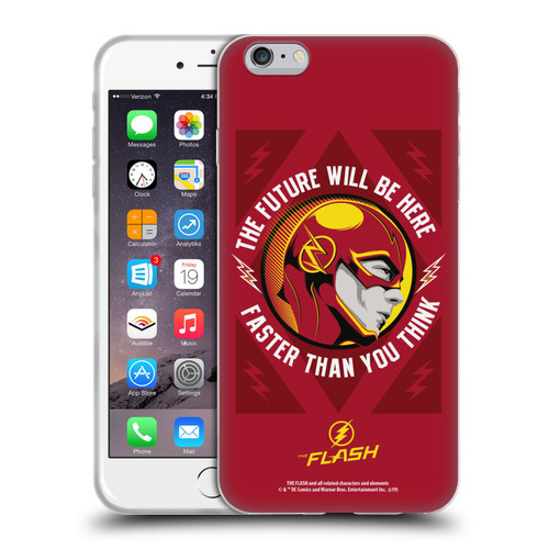 The Flash TV Series Graphics Barry Faster Soft Gel Case for Apple iPhone 6 Plus / iPhone 6s Plus