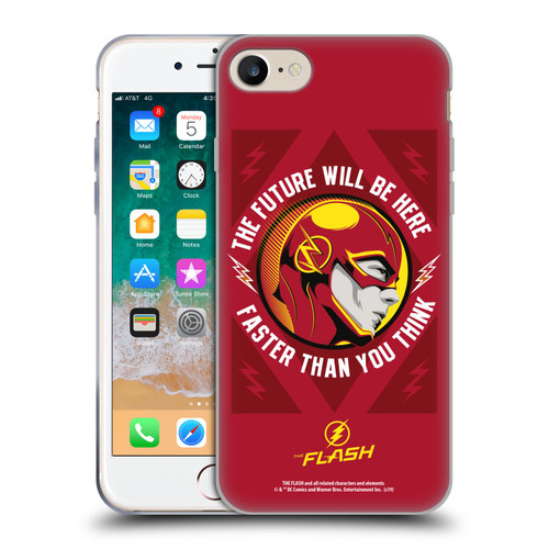 The Flash TV Series Graphics Barry Faster Soft Gel Case for Apple iPhone 7 / 8 / SE 2020 & 2022