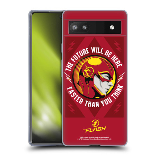 The Flash TV Series Graphics Barry Faster Soft Gel Case for Google Pixel 6a