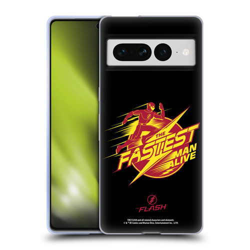 The Flash TV Series Graphics Barry Fastest Man Alive Soft Gel Case for Google Pixel 7 Pro