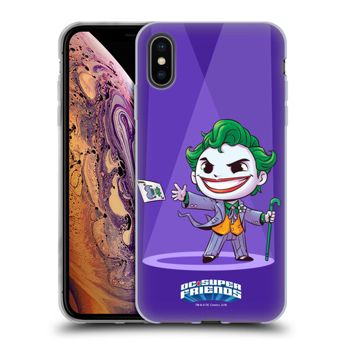 Super Friends DC Comics Toddlers 2 Joker Soft Gel Case for Apple iPhone XS Max