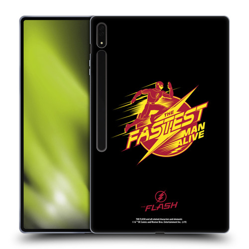 The Flash TV Series Graphics Barry Fastest Man Alive Soft Gel Case for Samsung Galaxy Tab S8 Ultra