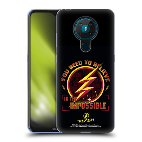 The Flash TV Series Graphics Believe Soft Gel Case for Nokia 5.3