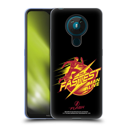 The Flash TV Series Graphics Barry Fastest Man Alive Soft Gel Case for Nokia 5.3