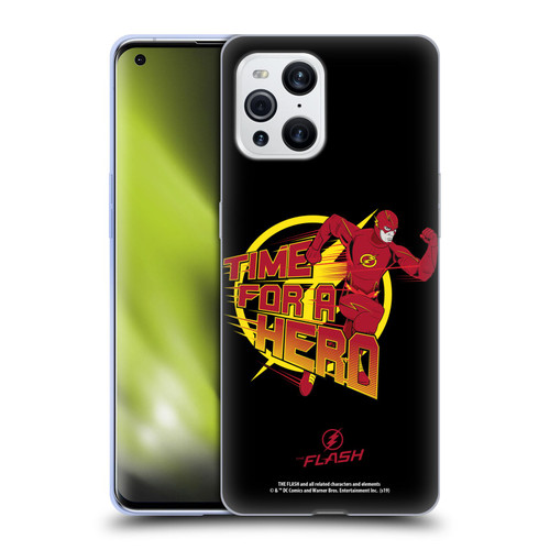The Flash TV Series Graphics Barry Hero Soft Gel Case for OPPO Find X3 / Pro