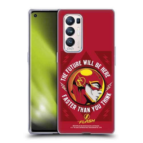 The Flash TV Series Graphics Barry Faster Soft Gel Case for OPPO Find X3 Neo / Reno5 Pro+ 5G