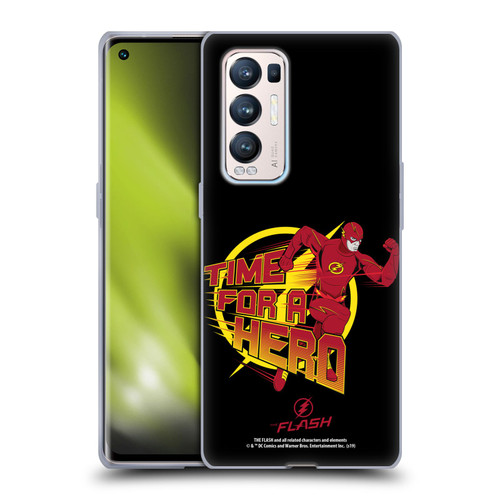 The Flash TV Series Graphics Barry Hero Soft Gel Case for OPPO Find X3 Neo / Reno5 Pro+ 5G