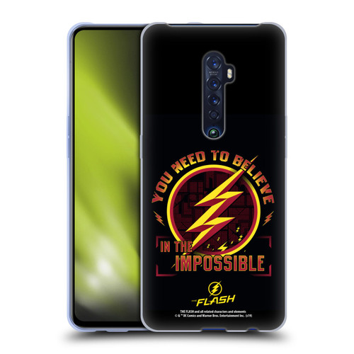 The Flash TV Series Graphics Believe Soft Gel Case for OPPO Reno 2